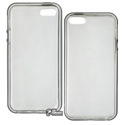 Бампер TOTO Aluminum +TPU bumper case iPhone 5/5s Grey