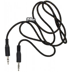 Кабель AUX, TOTO TAG-53 AUX 1 метр, черный
