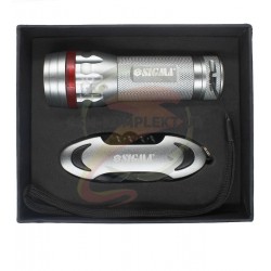 Набір мультиінструменту SIGMA 4375321, 2 шт, ліхтарик з лінзою, мультитул маленький