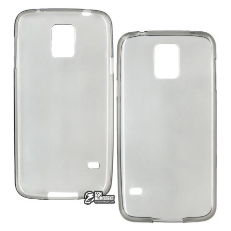 Чехол ультратонкий для Samsung I9600 Galaxy S5, силиконовый, прозрачный