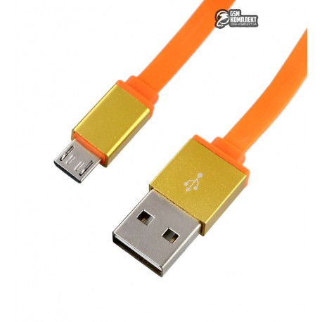 Кабель Micro USB, Ldnio LS09, плоский, 1 метр, 2.1A