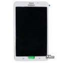 Дисплей для планшета Samsung T285 Galaxy Tab A 7.0 LTE, белый, с сенсорным экраном, с рамкой, original, GH97-18756B