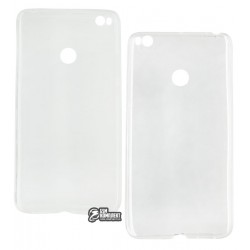 Чехол защитный для Xiaomi Mi Max 2 силиконовый, прозрачный