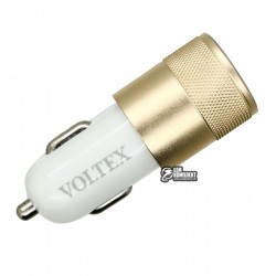 Автомобильное зарядное устройство Voltex VTC-202, 2USB, 2.1 A, 12V,