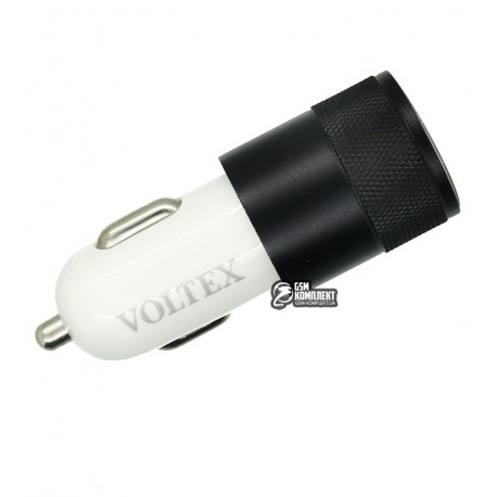 Автомобильное зарядное устройство Voltex VTC-202, 2USB, 2.1 A, 12V,