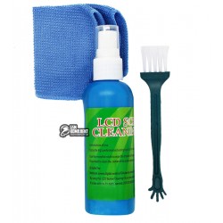 Чистящий набор для мониторов Opula KCL-1014 (спрей, микрофибра, щетка)