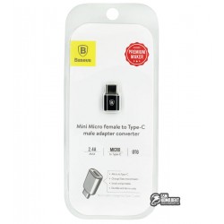 Baseus OTG Mini Micro female to Type-C male adapter converter