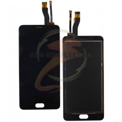 Дисплей для Meizu M5 Note, черный, с сенсорным экраном, original (PRC)