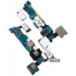 Шлейф для Samsung A700F Galaxy A7, A700H Galaxy A7, конектора зарядки, мікрофону, конектора навушників, з компонентами Шлейф для Samsung A700F Galaxy A7, A700H Galaxy A7, конектора зарядки, мікрофону, конектора навушників, з компонентами