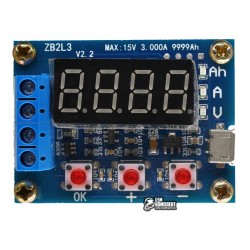 Тестер акумуляторів ZB2L3 15V 3A Тестер акумуляторів ZB2L3 15V 3A