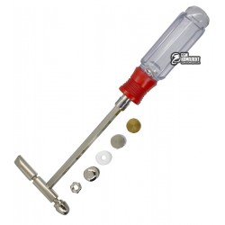 Молоток Pro'sKit PD-2611, 185 мм, со сменными насадками 6 в1