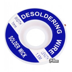 Лента-оплетка LUT0031-1, ш. 1 мм, д. 1,5 м