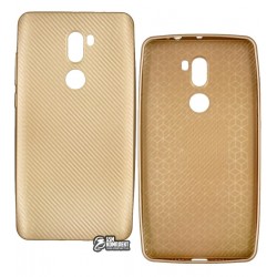 Чехол защитный для Xiaomi Mi5s Plus, силиконовый, карбон, черный