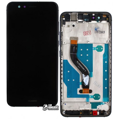 Дисплей для Huawei P10 Lite, черный, с рамкой, с сенсорным экраном, original (PRC)