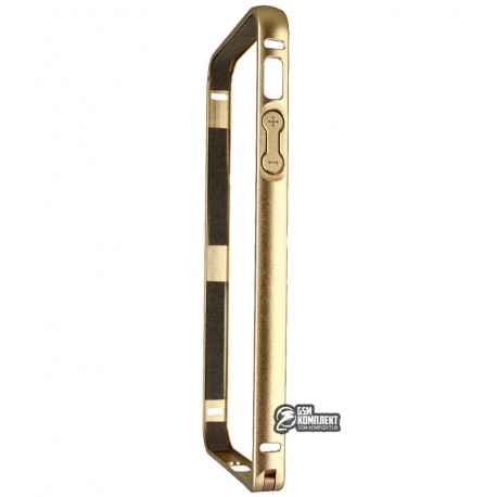 Алюминиевый бампер с защелкой для iPhone 5/5S золотой