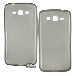 Чехол ультратонкий для Samsung G7102 Galaxy Grand 2 Duos, G7105 Galaxy GRAND 2, G7106, G7108, силиконовый, черный