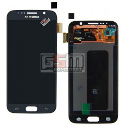 Дисплей для Samsung G920F Galaxy S6, синий, с сенсорным экраном (дисплейный модуль)