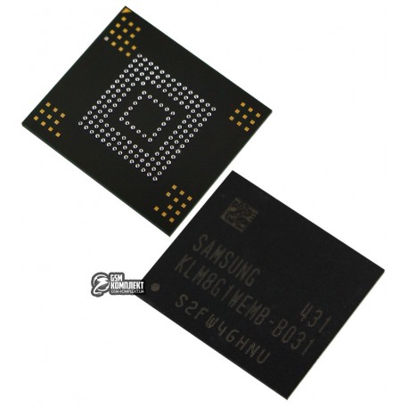Микросхема памяти KLM8G1WEMB-B031 для планшета Samsung T2100 Galaxy Tab 3, T2110 Galaxy Tab 3; мобильных телефонов LG G3s D724; 