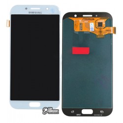 Дисплей для Samsung A720F Galaxy A7 (2017), блакитний , з сенсорним екраном (дисплейний модуль),original (PRC)