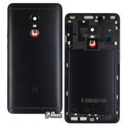 Задняя крышка батареи Xiaomi Redmi Note 4, Redmi Note 4X, черная, Original (PRC), с боковыми кнопками, MediaTek