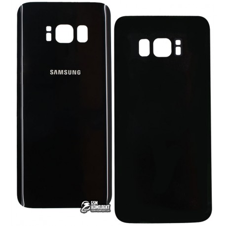 Задняя панель корпуса для Samsung G950 Galaxy S8, черная, midnight black