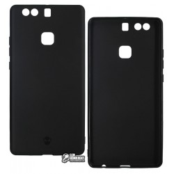 Чехол защитный для Huawei P9 Plus, силиконовый, матовый, черный