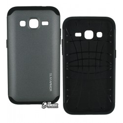 Чехол для Samsung G360 Galaxy Core Prime LTE, SGP Slim Iron, силикон + пластик