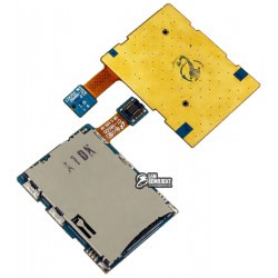 Коннектор SIM-карты для планшета Samsung N8000 Galaxy Note, со шлейфом Коннектор SIM-карты для планшета Samsung N8000 Galaxy Note, со шлейфом