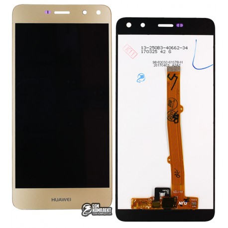 Дисплей для Huawei Y5 (2017), Y5 III, золотистый, с сенсорным экраном, original (PRC)
