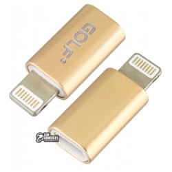 Переходник Golf GC-31 Micro USB на Lightning