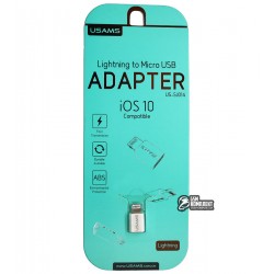 Переходник Usams micro USB to apple US-SJ014