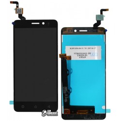 Дисплей для Lenovo K6 (K33a48), черный, с сенсорным экраном (дисплейный модуль)