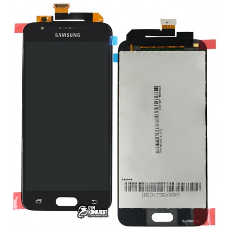 Дисплей для Samsung G570 Galaxy On5 (2016), G570F/DS Galaxy J5 Prime, черный, с сенсорным экраном
