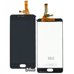 Дисплей для Meizu M5c, черный, с сенсорным экраном, original (PRC)