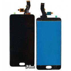 Дисплей для Meizu M5s, черный, с сенсорным экраном, original (PRC)