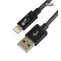 Кабель Lightning - USB, King Fire XY-018 для iphone 5/6/7, короткий, 0,2