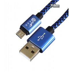 Кабель MicroUSB King Fire YZ-017, короткий, 0,2м