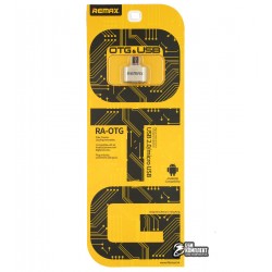 Переходник Remax OTG Micro-USB RA-OTG/ Gold