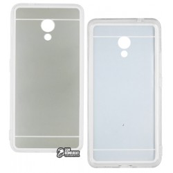 Чехол защитный TOTO Mirror для Meizu M5s, силиконовый, с зеркальной вставкой