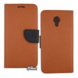 Чехол-книжка TOTO Mercury для Meizu M3S Brown