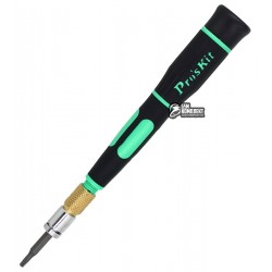 Отвертка с битами Pro'sKit SD-081E, T06, T07, T08, T09, PH000, PH00, PH0, PH1, SL 3 мм, SL 2 мм, SL 4 мм, SL 2,5 мм