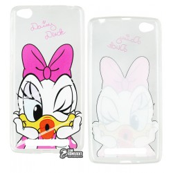 Чехол защитный&nbsp;Disney&nbsp;Xiaomi&nbsp;Redmi&nbsp;3, силиконовый, прозрачный,&nbsp;Daisy&nbsp;Duck