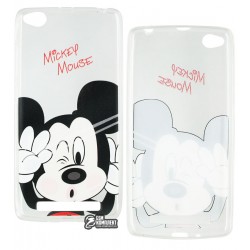 Чехол защитный Disney Xiaomi Redmi 3, силиконовый, прозрачный, Mickey Mouse