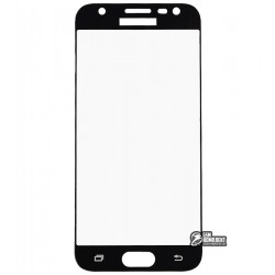 Загартоване захисне скло для Samsung J330H Galaxy J3 (2017), 0,26 мм 9H, чорне