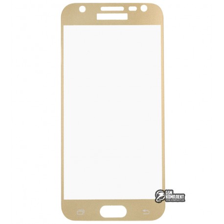 Закаленное защитное стекло для Samsung J330H Galaxy J3 (2017), 0,26 мм 9H, золотое