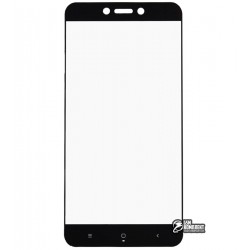 Закаленное защитное стекло для Xiaomi Redmi 4X, 0,26 мм 9H, 2.5D, черное