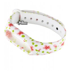 Ремінець для Xiaomi miband 2, цветы Ремінець для Xiaomi miband 2, цветы