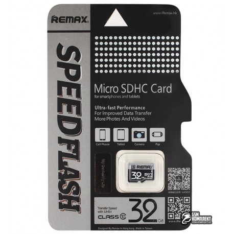 Карта памяти 32 GB microSD Remax Class 10