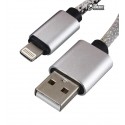 Кабель Lightning - USB, Kingdo Croco i5 для iPhone 5/6/7