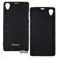 Чехол защитный iPaky для Sony C6902 L39h Xperia Z1, C6903, C6906, C6943, силиконовый, черный